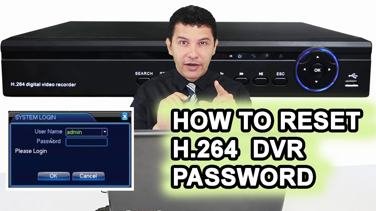 how to reset dvr password